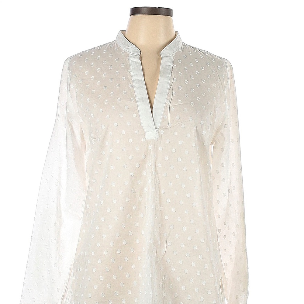 Van Heusen white dot tunic XL like new